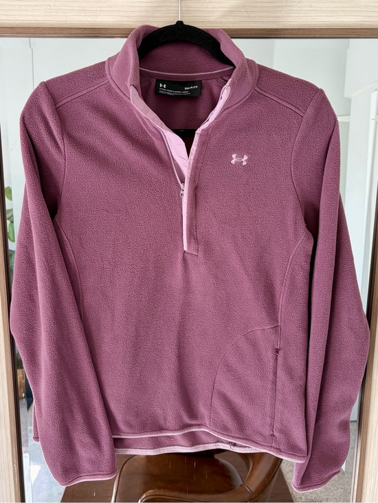 Under Armour Sweaters - Under Armour women's Polartec Forge 1/4 zip fleece in ash plum Polartec sz Small